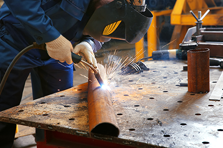 Casting and welding of brass and copper and bronze parts