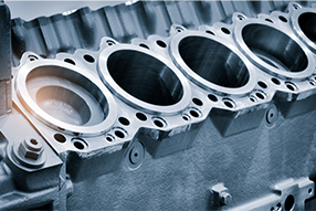 Cast iron engine cylinder application