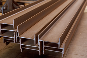 Structural beams made of steel