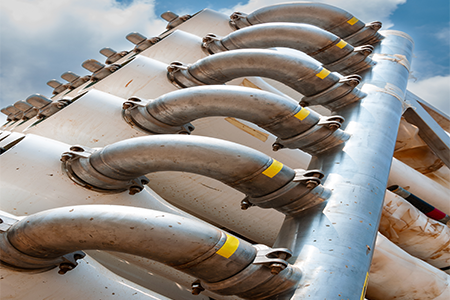 CNC mandrel bent hydraulic pipes used in various industries