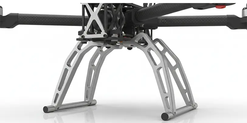 Precision CNC Machined Quadcopter Landing Gear