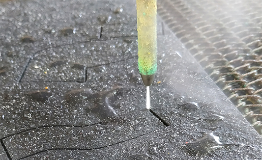 Water Jet Cutting sheet metal part