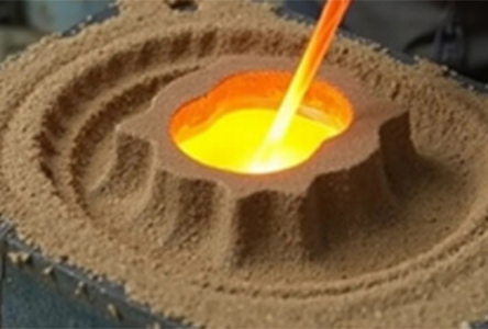 Sand casting services by Clarwe for custom metal parts and low-volume industrial production