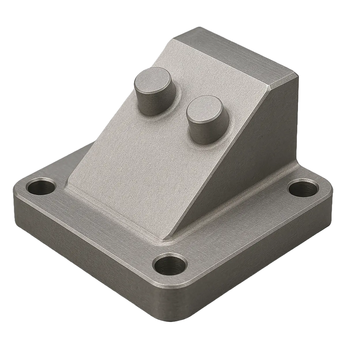 inclined raised bosses (3+2 - axis machining)